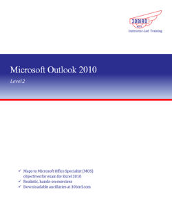 Outlook 2010 Level 2