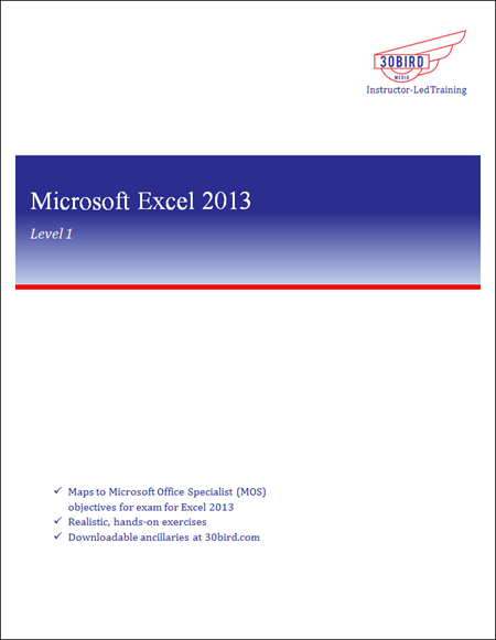 Excel 2013 Level 1