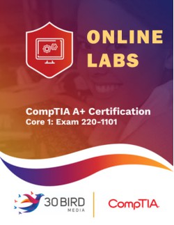 CompTIA A+ Certification, Core 1: Exam 220-1101 ONLINE LABS